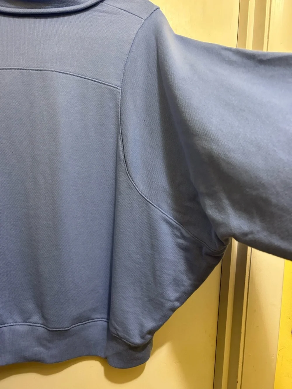 Wild Fable NWT Blue 1/2 Zip Pullover W/‘I love sports, no joke.' Embroidery, XXL - Picture 8 of 9